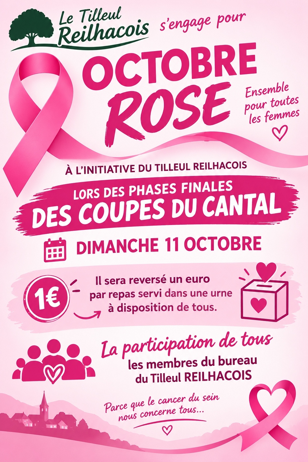 COUPE OCTOBRE ROSE
