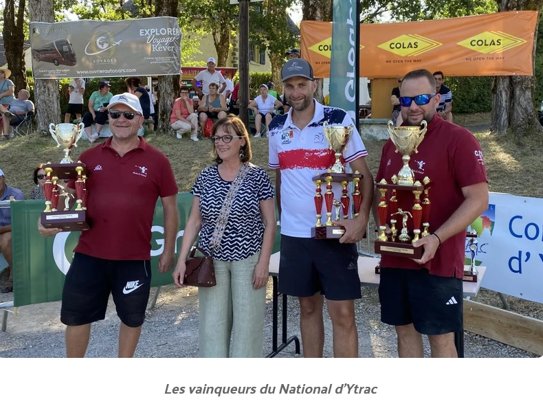 National VAINQUEURS TOP 500 Triplette Ytrac 15